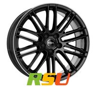 Rial KiboX diamant-schwarz hornpoliert 9.5x21" ET42 LK5 112 ML 66.5 Alufelgen...