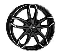 Rial Lucca Diamant-schwarz Frontpoliert Alufelge 16 Zoll ET40 4x100 ML63,3