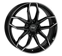 Rial Lucca Diamant-schwarz Frontpoliert Alufelge 16 Zoll ET45 4x100 ML63,3