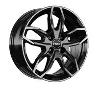 Rial Lucca Diamant-schwarz Frontpoliert Alufelge 16 Zoll ET46 4x100 ML54,1