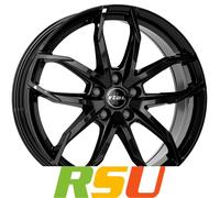 Rial Lucca diamant-schwarz 7.5x17" ET52.5 LK5 108 ML 63.4 Alufelgen 17 Zoll