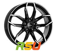 Rial Lucca diamant-schwarz frontpoliert 8x18" ET50 LK5 114.3 ML 67.1 Alufelge...