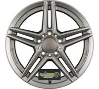 Rial M10X metal-grey 8.5x19 ET47.5 - LK5/112 ML66.5 Felge Alu