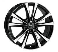 Rial M12 Diamant-schwarz-frontpoliert Alufelge 19 Zoll ET43 5x112 ML66,5