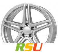 Rial M10 polar-silber 8x18" ET32.5 LK5 112 ML 66.5 Alufelgen 18 Zoll