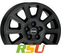 Rial Rial Transporter 2 diamant-schwarz 7x17 ET55 - LK5/120 ML65.1 Alufelge schwarz