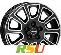 Rial, Transporter 2, 6,5x16 ET48 5x112 57,1, diamant-schwarz frontpoliert