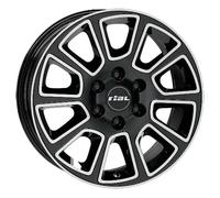 RIAL TRANSPORTER 2 diamantschwarz frontpoliert 7.5Jx18 5x120 ET60