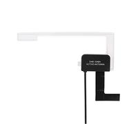 Richer-R DAB/DAB+ Glasklebeantenne,Richger-R Auto DAB Antenne Aktive Antenne Adapter,Tragbar 5V-12V DAB Digital Autoradio Antenne mit SMA Stecker, Verlängerungskabel für alle