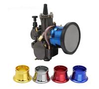 RichVibe 50 mm Vergaser-Luftfilter-Windbecher mit Bildschirm 24/26/28/30 mm für Motorrad, für OKO für Keihin, Aluminiumlegierung, 1 Stück