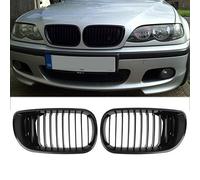 Ricoy Mattschwarzer Nierengrill für E46 3 Series 4 DOOR 4D 2002-2005 LCI Facelift (Mattschwarz)