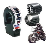 Rider Sound - Wasserdichte Fahrrad-Lautsprecher für Motorrad-Lenker-Setup | Kabelloses Stereo-Audio mit mobilem Ladeanschluss & klarer Lautstärke Ausgang für Fahrrad, Roller, Auto, Radfahren