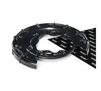 RIDEX 1x Ankerblech/Spritzblech Hinten Rechts Kompatibel mit HYUNDAI i30 FD 582521H000 582701H000 Stahlblech
