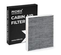 RIDEX 424I0204 Innenraumfilter Pollenfilter Aktivkohlefilter Höhe: 36 Breite: 224 Länge: 257 Kompatibel mit VW POLO 9N Polo Schrägheck 6R1, 6C1, SKODA Fabia II Schrägheck 542, SEAT