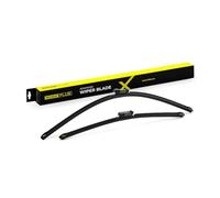 RIDEX PLUS Scheibenwischer Set Wischerblätter Satz mit Spoiler Vorne Länge 1: 650mm Länge 2: 500mm Flachbalkenwischblatt Kompatibel mit VOLVO XC60 156 Top Lock 298W0082P