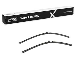 RIDEX Scheibenwischer Set Wischerblätter Satz mit Spoiler Vorne Länge 1: 600mm Länge 2: 525mm Flachbalkenwischblatt Kompatibel mit VW TIGUAN 5N 298W17226