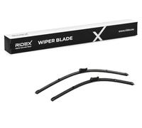RIDEX Scheibenwischer Set Wischerblätter Satz mit Spoiler Vorne Länge 1: 600mm Länge 2: 530mm Flachbalkenwischblatt Kompatibel mit AUDI A6 Avant 4G5, 4GD, C7 Top Lock 298W0133