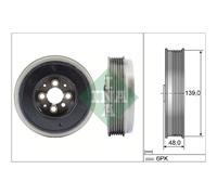 Riemenscheibe, Kurbelwelle INA 544 0065 10