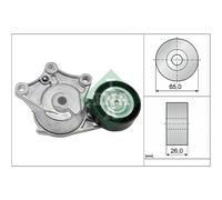 INA Spannarm Keilrippenriemen 534 0428 10 – Riemenspanner, passend für CITROËN PEUGEOT DS