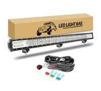 RIGIDON 100cm 540W Led lichtbalken mit Kabelbaum, LED Arbeitsscheinwerfer Bar Lichtleiste Arbeitslicht für 4x4 Offroad Auto Traktor SUV UTV ATV PKW LKW Fahrzeuge, 6000K Weiß Zusatzscheinwerfer