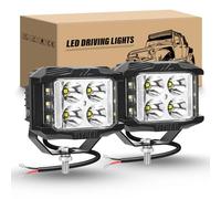 RIGIDON 2 Pcs Led Arbeitslicht Auto, 4 Zoll 10 cm 35W Arbeitsscheinwerfer | 12V 24V 6000K Weiß Wasserdicht Scheinwerfer Zusatzscheinwerfer Offroad Beleuchtung für SUV ATV Traktor LKW PKW KFZ 4x4