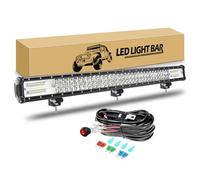 RIGIDON 86cm 468W Led lichtbalken mit Kabelbaum, LED Arbeitsscheinwerfer Bar Lichtleiste Arbeitslicht für 4x4 Offroad Auto Traktor SUV UTV ATV PKW LKW Fahrzeuge, 6000K Weiß Zusatzscheinwerfer