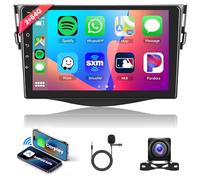 Rimoody 2G+64G Wireless Carplay Android 13 Autoradio 2 Din für Toyota RAV4 2007-2012 9 Zoll Autoradio mit Wireless Android Auto Navi GPS WiFi Mirror Link Bluetooth FM/RDS/DAB/DVR/EQ/SWC Rückfahrkamera