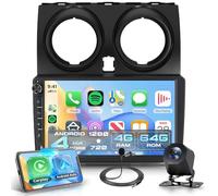 Rimoody 4G+64G Android Autoradio für Nissan Qashqai J10 2006-2016 Wireless Carplay Android Auto, 9 Zoll Incell Touchscreen Radio GPS Navi WiFi Mirror Link Bluetooth FM/RDS/EQ/USB/SWC Rückfahrkamera