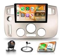 Rimoody 4G+64G Android Autoradio für Renault Scenic II 2003-2009 Wireless Carplay Android Auto, 9 Zoll Incell Touchscreen Radio GPS Navi WiFi Mirror Link Bluetooth FM/RDS/USB/EQ SWC Rückfahrkamera