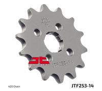 Ritzel 14 Zähne für Honda Z 125 MA Monkey ABS Baujahr 2018-2021 von JT-sprockets
