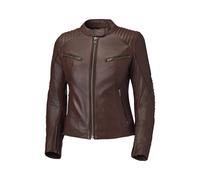 Held Robin Damen Motorrad Lederjacke, braun, Größe 40