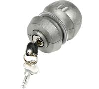 Robuste Kupplungssicherung Kugel: Hochwertiges Anhängerschloss für zuverlässigen Diebstahlschutz. Sichert Anhänger & Wohnwagen effektiv