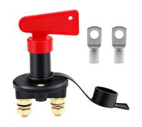 Robuste Wasserdichte Batterie Trennschalter 12-V-24-V Systeme Mit Abnehmbarem Schlüssel Kfz Diebstahlschutz Stromabschaltung Auto LKW Batterie Trennschalter