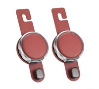 Robuster ABS Getränkehalter klappbar für 8cm Durchmesser(Red) | Passt exakt auf 8cm Durchmesser, integrierter Haken für Schlüssel oder , ideal für enge Konsolen