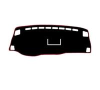 Robuster Innenraum Auto Dashboard Abdeckung Dash Matte Für Suzuki Für Liana 2011-2013 Mit Uhr Dashmat Pad Teppich Dash Board Sonnenschutz Auto(Rosso)
