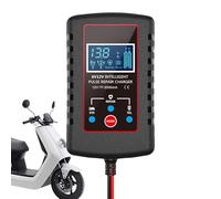 Robustes Batterieladegerät, Kfz-Ladegerät | SMART-CAR SMART 12V BATTERDECKER | Auto DeSulfator, Ladegerät, Wartungsbedarf, LCD-Display für den Mäher