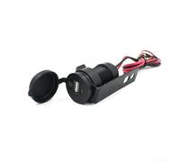 Robustes Motorrad USB Ladegerät 12V Kunststoff Gehäuse | Wasserdichtes Design, sicher bei Regen, staubgeschützt, für Outdoor Touren, robust