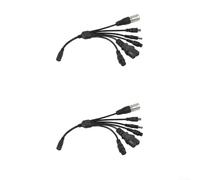 Robustes PVC Ladekabel 6-fach für Elektroroller(2PC) | Laden Sie 6 Scooter gleichzeitig, 42V System kompatibel, sicherer Stromfluss, ideal für Flotten