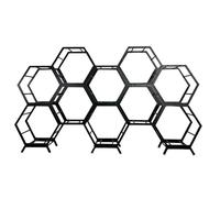 Robustes Stahl-Reifenfelgen-Display-Rack, DIY, stapelbar, platzsparender Radständer für Auto-Modifikationsgeschäfte und Garagen, 11 Rahmen