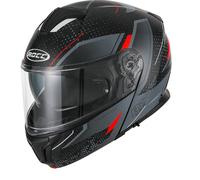 Rocc 810 Klapphelm Matt Grau / Rot S