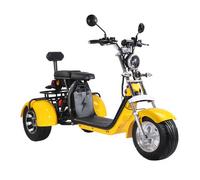 Rocknbikes CP3.1 Trike Gelb Yellow 45km/h Elektroroller mit Akku 1 Akku 60V20aH