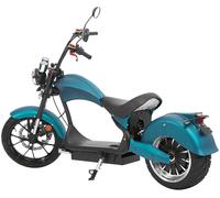 Rocknbikes RE10 MH3 Elektro-Chopper Green 45km/h Alufelgen 3kW Akku 60V30Ah