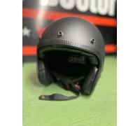ROEG Motorrad Helm Harley Vintage 70er ECE Roeg Jettson schwarz matt schwarz L