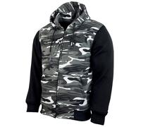 Römer Motorrad Hoodie weiss camouflage Motorradjacke Aramid & Protektoren S-5XL