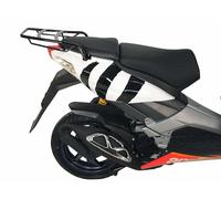 H&B Motorrad-Gepäckträger Gepäckbrücke schwarz Aprilia SR 50 (ab 1997), Unisex, Roller/Scooter, Ganzjährig