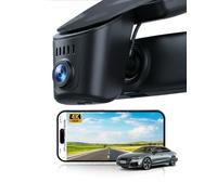 Roinvou 4K Auto Dashcam für Audi A4 A6 A3 A5 S7 Q5 S4 A8 e-tron 2019-2026 | Autokamera mit Nachtsicht für Audi S6 Q7 S8 Q3,WiFi,G-Sensor,Superkondensator,Plug & Play über Regensensor,inkl. 64G SD-Karte