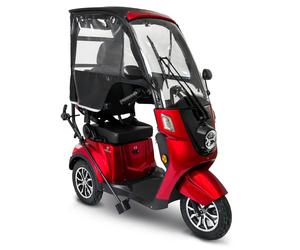 Rolektro Deisla DS3-25 Rot Lithium mit Dach und Wetterschutz 25 km/h Modell 2026 incl. Servicepaket + Probefahrt