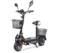Rolektro E-Joy 20 Elektromoped mit Lithium Akku - 20 km/h E-Moped 500W Radnabenmotor 45km Reichweite EU-Zulassung, Schwarz