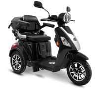 Rolektro E-Trike 25 V.3 Schwarz - 25 km/h - Lithium-Akku 60V-30AH - 1000W - Reichweite 70 km - LED Licht