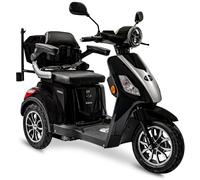 Rolektro E-Trike 25 V.3 Schwarz - 25 km/h - Lithium-Akku 60V-30AH - 1000W - Reichweite 70 km - LED Licht